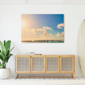 Bahia Honda Eisenbahnbrücke Florida Keys Leinwanddruck