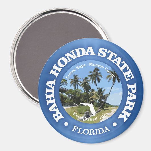 Bahia Honda SP Magnet (Vorderseite/Rückseite)