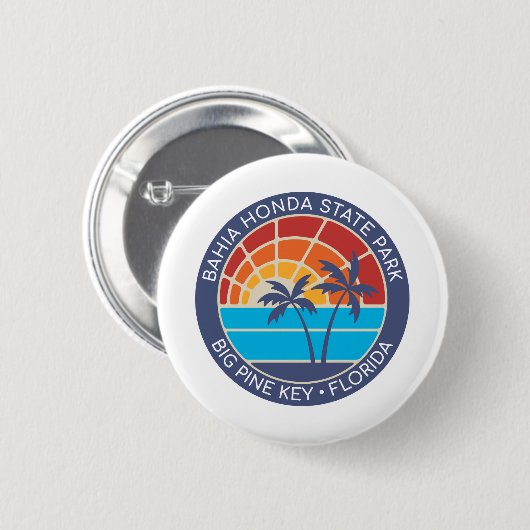 Bahia Honda Staat Park Button (Vorne & Hinten)