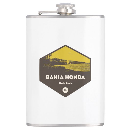 Bahia Honda Staat Park Florida Flachmann (Vorderseite)