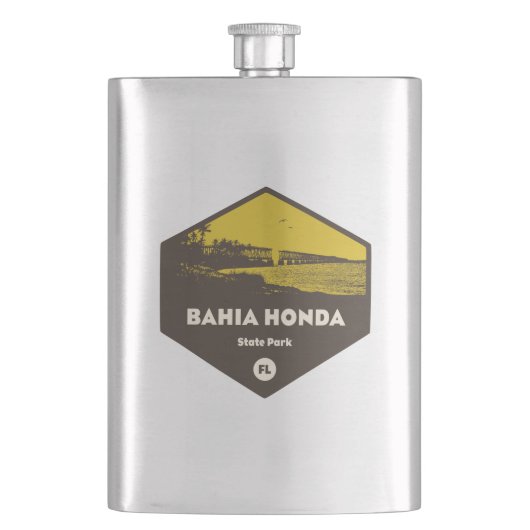 Bahia Honda Staat Park Florida Flachmann (Vorderseite)