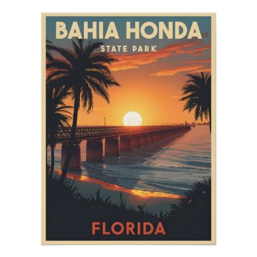 Bahia Honda State Park - Florida Poster (Vorderseite)
