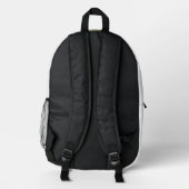 BAHLOOL BEDRUCKTER RUCKSACK (Rückseite)