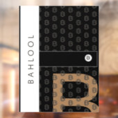 BAHLOOL FENSTERAUFKLEBER (Blatt 2)