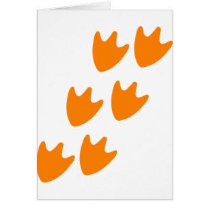 Bahn der Füße der Ente