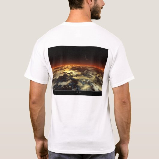 Bahn eine T-Shirt (Rückseite)