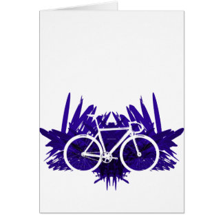 Bahn-Fahrrad auf Veilchen