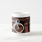 Bahn-Fahrrad-Berlin-Bronze Kaffeetasse (Mittel)