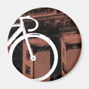 Bahn-Fahrrad-Berlin-Bronze Magnet