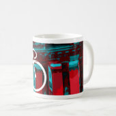 Bahn-Fahrrad Berlin - rotes Blau Kaffeetasse (VorderseiteRechts)