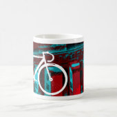 Bahn-Fahrrad Berlin - rotes Blau Kaffeetasse (Mittel)