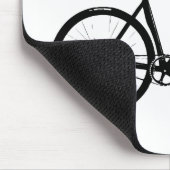 Bahn-Fahrrad Mousepad (Ecke)