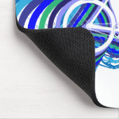 Bahn-Fahrradsc Mousepad (Ecke)