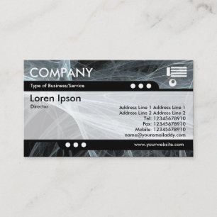 Bahn - Fraktal Flamme 03 Visitenkarte