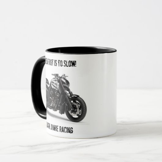 Bahn-Junkie, der V-Maximale Tasse läuft (Vorderseite Links)