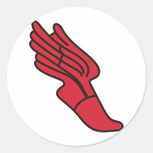 Bahn-Logo Runder Aufkleber