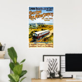Bahn London, Brighton und Südküste, Vintag Poster (Heimbüro)