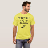 Bahn-Stadt-Küken T-Shirt (Vorne ganz)