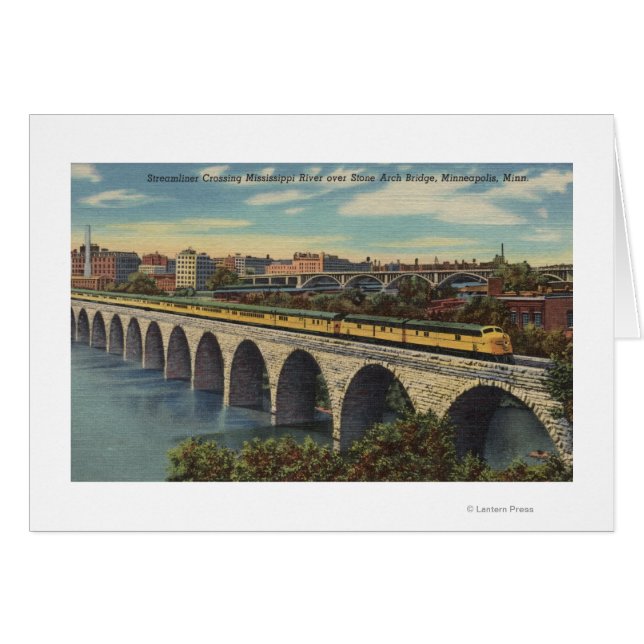 Bahn - Stone Arch Bridge überqueren (Vorderseite (Horizontal))