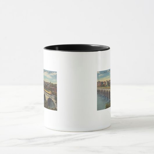 Bahn - Stone Arch Bridge überqueren Tasse (Zentrum)