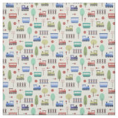 Bahn und Bahn  Stoff (Muster)