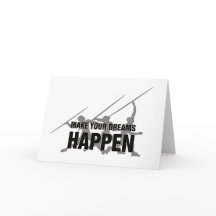 Bahn-und Feld-Speer-viel Glück-Karte