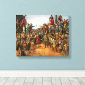 Bahn - Zivil - Das Champagner-Foto 1869 Leinwanddruck (Insitu (Holzboden))