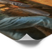 Bahn - Zivil - Das Champagner-Foto 1869 Poster (Ecke)