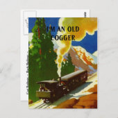 BAHNBAHNBAHNBAHNHOF EZ2 PASSEN POSTKARTE (Vorne/Hinten)