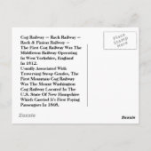 BAHNBAHNBAHNBAHNHOF EZ2 PASSEN POSTKARTE (Rückseite)