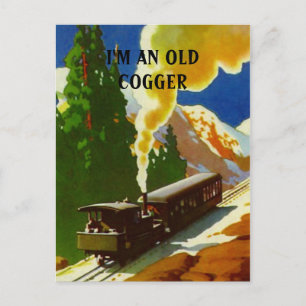 BAHNBAHNBAHNBAHNHOF EZ2 PASSEN POSTKARTE