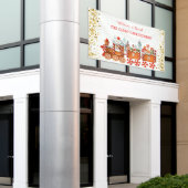 Bahnbanner im Freien Banner (Äußeres Gebäude)