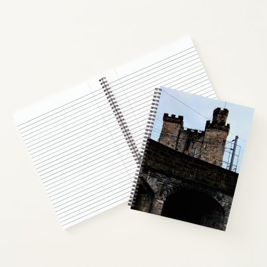 Bahnbrücke Newcastle Notizblock (Innenseite)