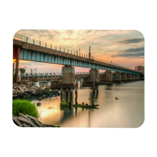 Bahnbrücke Rockaway Magnet (Horizontal)