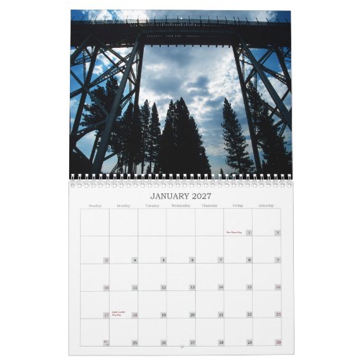 Bahnen, die zu… führen kalender (Jan 2027)