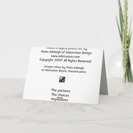 Bahnen Karte (Rückseite)