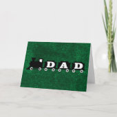 Bahnfächer-Tageskarte für Vater Karte (Vorderseite)