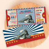 Bahnfahrkarte Geburtstagsausweis Boarding Pass Einladung