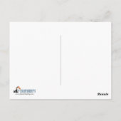 Bahnfahrkarte Postkarte (Rückseite)