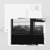 Bahnfenster Postkarte (Vorne/Hinten)