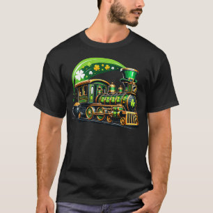 Bahngleise Kinder Kleinkind Boys St Patricks Day T-Shirt