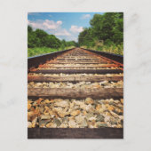 Bahngleise Postkarte (Vorderseite)