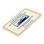 Bahngrenze mit Kreuzfahrtschiffstateroom-Türmarker Magnet (Linke Seite)