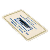 Bahngrenze mit Kreuzfahrtschiffstateroom-Türmarker Magnet (Rechte Seite)