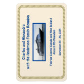 Bahngrenze mit Kreuzfahrtschiffstateroom-Türmarker Magnet (Vertikal)