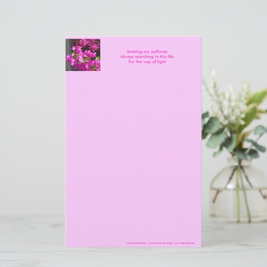 Bahnhaiku-Briefpapier Briefpapier (Stehend Vorderseite)