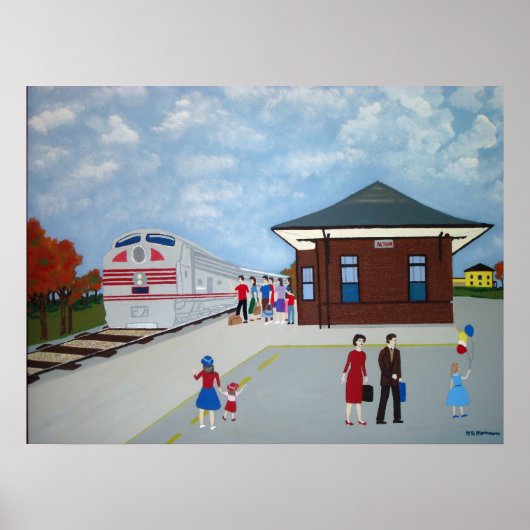 Bahnhof Alton Poster (Vorne)