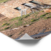 Bahnhof am Pikes Peak Poster (Ecke)