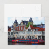 Bahnhof Amsterdam Postkarte (Vorne/Hinten)