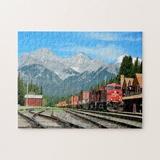 Bahnhof Banff Alberta. Puzzle (Horizontal)